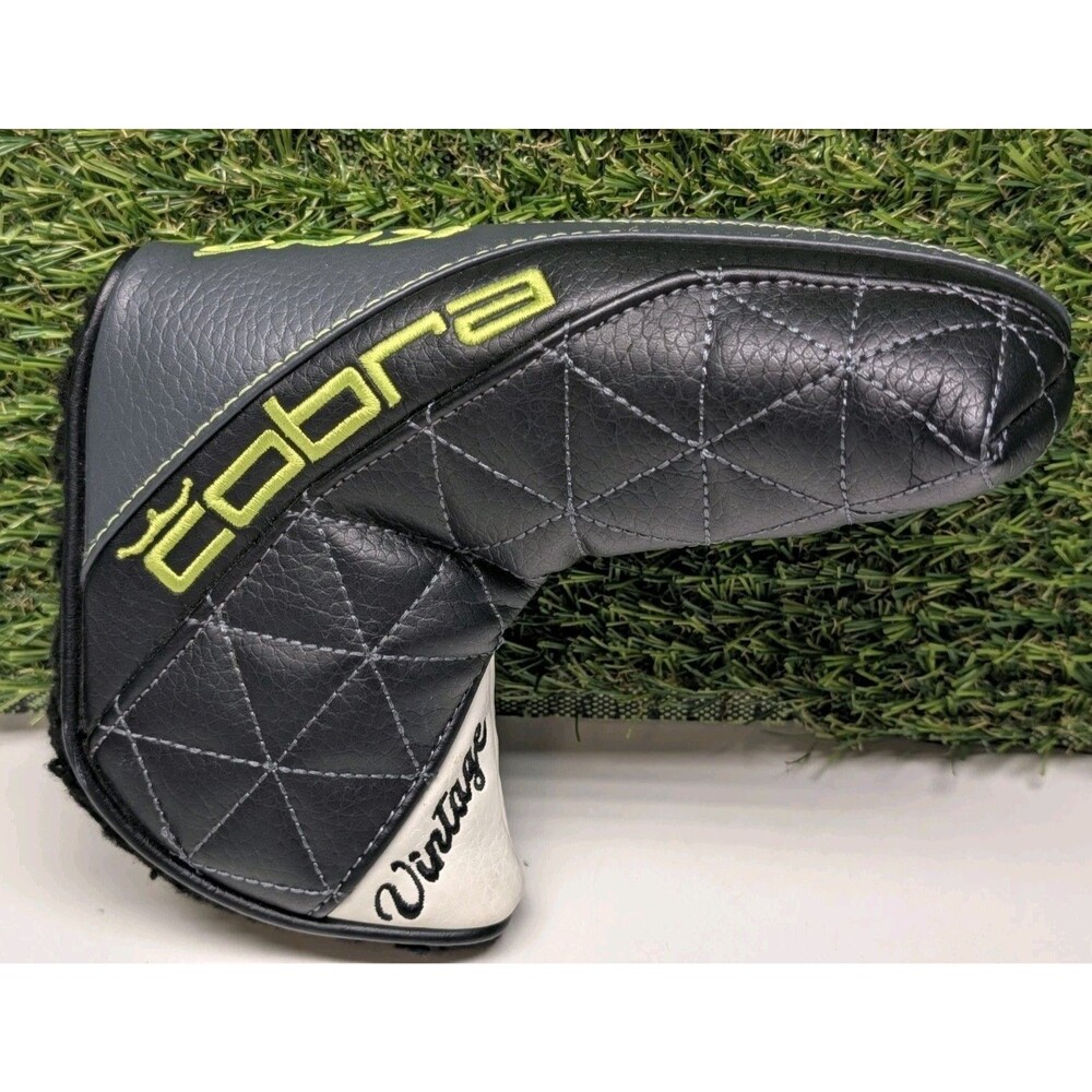Cobra Golf Vintage Blade Putter Black/White/Lime Headcover